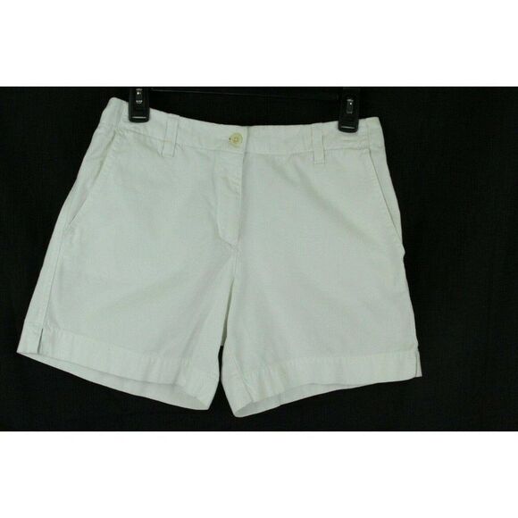 New York & Company Pants - New York & Company White Shorts Women's Size 4 Cotton Chino 5" Inseam